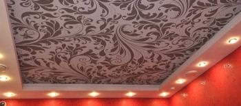 Slušný interiér s textilními stropy