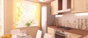 Komfort, praktičnost, pohodlí: jak vytvořit elegantní design malé kuchyně v Chruščově (fotografie, tipy, plánovací tajemství)